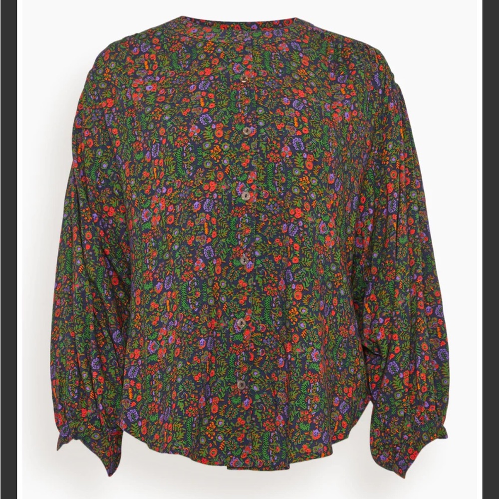Xirena Charley shirt in navy floral